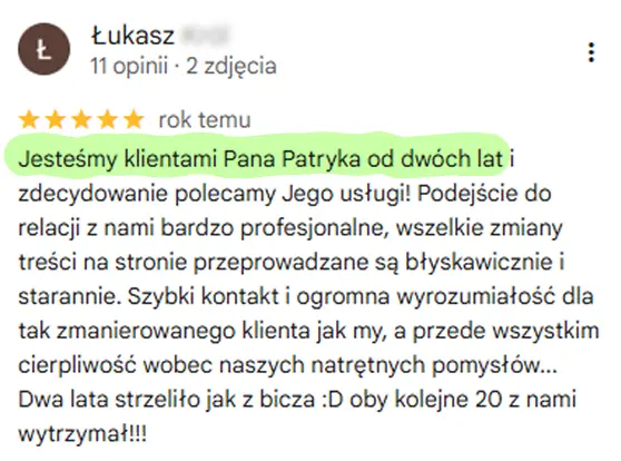 Shopify client review