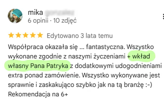 Shopify client review